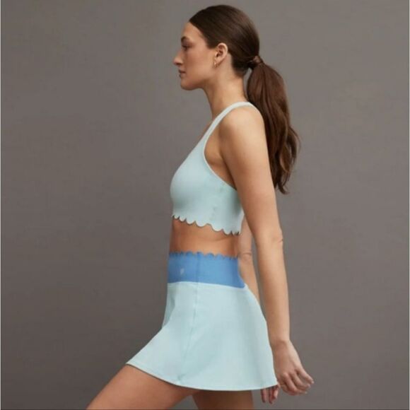 NWT EleVen By Venus Williams Pretty Power Sports Bra & Legging Set Ice Blue - Picture 8 of 16